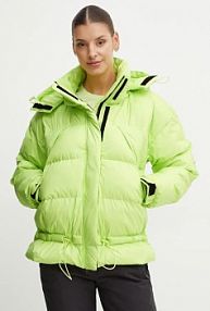 Kurtka puchowa adidas by stella mccartney  zielona damska IW3845