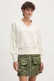 Bluza przez głowę aeronautica militare  beżowa FE1969DF541