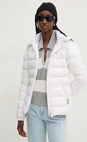 Kurtka puchowa Tommy Jeans  biała damska DW0DW19926