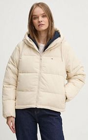 Kurtka przejściowa Tommy Jeans  beżowa damska DW0DW18841