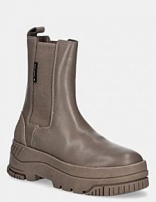 Sztyblety Tommy Jeans  brązowe damskie EN0EN02597