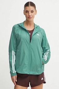 Kurtka przejściowa adidas performance  turkusowa damska IX3215