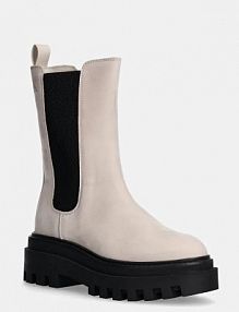 Sztyblety Calvin Klein Jeans  beżowe damskie YW0YW01684