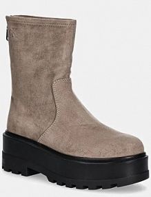 Botki Calvin Klein Jeans  beżowe damskie YW0YW01602