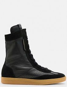 Botki AllSaints  czarne damskie W070FB