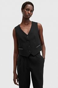 Kamizelka AllSaints  czarna damska W006QB