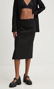 Spódnica midi HUGO  czarna 50527297