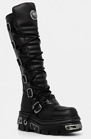 Kozaki New Rock  czarne damskie M.272.S1