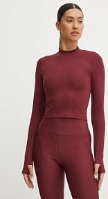 Longsleeve CASALL  bordowy damski 24234.