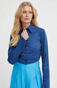 Koszula z długim rękawem PATRIZIA PEPE  granatowa 2C1524.A23