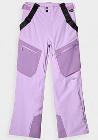 Spodnie narciarskie fioletowe 4F 4FWAW24TFTRF699-52S