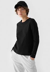 Longsleeve czarny 4F damski 4FWMM00TLONF431-20S