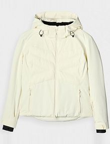 Kurtka narciarska biała 4F 4FWAW24TTJAF584-11S