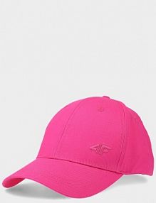 Czapka z daszkiem różowa 4F damska 4FWAW24ACABF420-55S