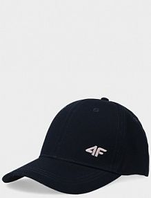 Czapka z daszkiem granatowa 4F damska 4FWAW24ACABF420-31S
