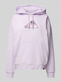 Bluza z kapturem typu oversized ADIDAS SPORTSWEAR fioletowa damska EAN IW2753
