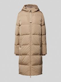 Płaszcz pikowany z dwustronnym zamkiem błyskawicznym model bella Fransa szary damski EAN 20613812