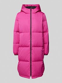 Płaszcz puchowy z kapturem model MIllYS YAS różowy damski EAN 26017102