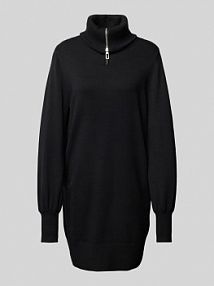 Sukienka z dzianiny z golfem model SHANTI YAS czarna EAN 26036017