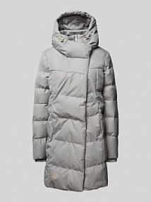 Parka pikowana z kapturem model Pavla Ragwear szara EAN 2421-60045