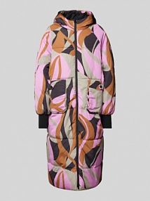 Płaszcz pikowany z nakładanymi, wpuszczanymi kieszeniami model SIMILLY YAS różowy damski EAN 26027218