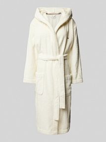 Szlafrok z kapturem Tommy Hilfiger biały damski EAN UW0UW05553