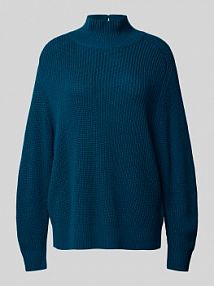 Sweter z dzianiny z żywej wełny ze stójką Windsor damski EAN 30044165