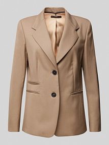 Żakiet o kroju regular fit z bawełny merceryzowanej z kołnierzem z połami Windsor brązowy EAN 30043879