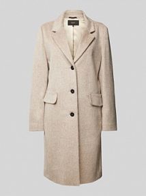 Płaszcz wełniany z połami Windsor beżowy damski EAN 30044465