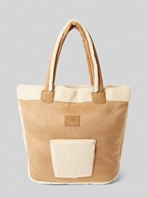 Torba shopper z detalem z logo model Ucko Barts beżowa EAN GR SH PES / SHEA