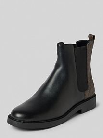 Sztyblety ze wzorem z logo model HAZEL MICHAEL Michael Kors czarne damskie EAN 40F4HZMEFL