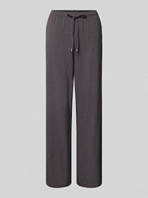Spodnie materiałowe o kroju baggy fit z elastycznym pasem model ISADORA Only szare damskie EAN 15331644