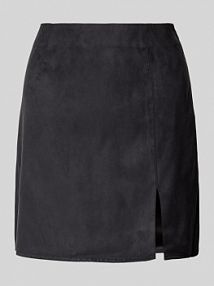 Spódnica mini z bocznym zamkiem błyskawicznym model CLARA Noisy May czarna EAN 27031365