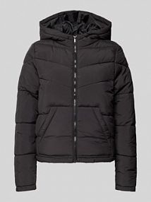 Kurtka pikowana z kapturem model DALCON Noisy May damska EAN Hd Basic Puffer