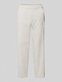 Kuloty skrócone ze sztruksu MAC białe EAN CULOTTE CORD