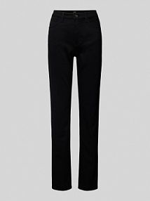 Jeansy o kroju slim fit ze szlufkami na pasek model Style.Mary Thermo BRAX czarny damski EAN Thermo Jeans