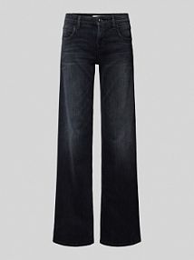 Jeansy o rozkloszowanym kroju ze szlufkami na pasek model TESS CAMBIO szary damski EAN 9268 081/03