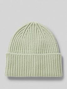 Czapka beanie z szerokim rondem model Beky someday turkusowa damska EAN Beanie Strick 9
