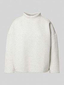 Bluza z golfem model Ucristal someday biała damska EAN NOS Struktur Git