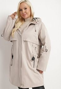 Beżowa kurtka Taliowana Daiellea bh forever damska