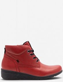 Botki na obcasie Go Soft czerwone WI16-JANE ZULA-03