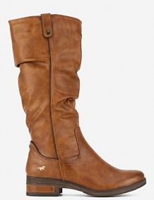 Kozaki mustang brązowe damskie 1293-602