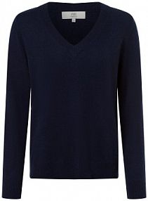 Sweter  z czystego kaszmiru Kobiety Kaszmir niebieski jednolity XS IPURI damski