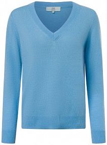 Sweter  z czystego kaszmiru Kobiety Kaszmir niebieski jednolity XS IPURI damski