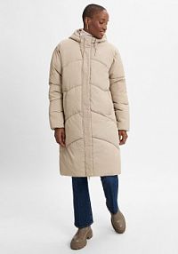 Płaszcz  pikowany  NMTenna Kobiety beżowy jednolity L Noisy May damski