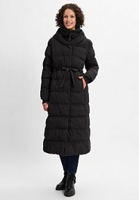 Pikowany płaszcz  Kobiety Sztuczne włókno czarny jednolity M Ragwear damski