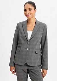 Marynarka   MMBlake Kimi Kobiety Sztuczne włókno szary w kratkę 34 MOS MOSH