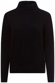 Sweter   MMThyra Kobiety Wełna czarny jednolity XS MOS MOSH damski