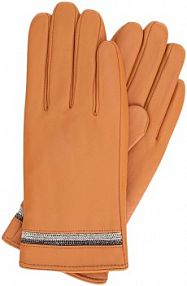 Rękawiczki skórzane Wittchen karmelowy 39-6L-962-9