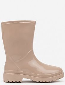 Beżowe kalosze Gumowe Mardia Renee damskie